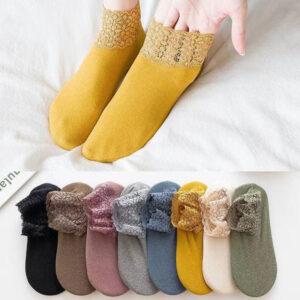 Fashionable Heated Lace Socks