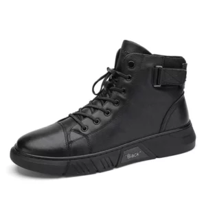 Italian high top casual Martin leather boots
