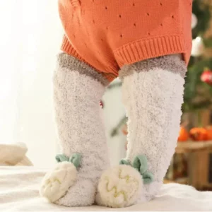 🎁Christmas Sale-👶A Pair of Baby Cute Coral Fleece Socks