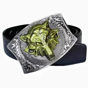 (🎄 Christmas Hot Sale 40% OFF)Personality Men's Self Defense Belt Alloy Buckle Belt