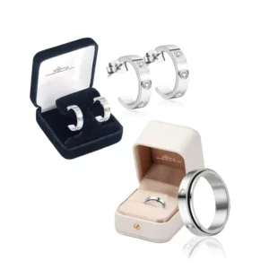 Alovis Titanium ION Natrolite Jewellery Set
