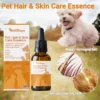 RedDogs® Pet Hair Skin & Hair Care Essence For Cat & Dog For Hair Loss - Alopecia Areata - Fungal Infection - Hair Beautification - Soothing Emotions