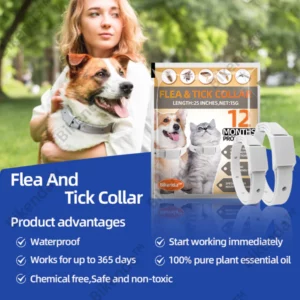 Bikenda™ Living Cell Particle Odor Surrounding Technology 100% Natural Plant Extract Pet Collar