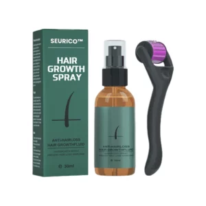 Seurico™ Beard Growth Natural Spray & Microneedle Roller Set