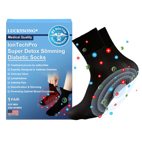 LuckySong® IonTechPro Super Detox Slimming Diabetic Socks