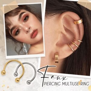 Faux Piercing Multiuse Ring
