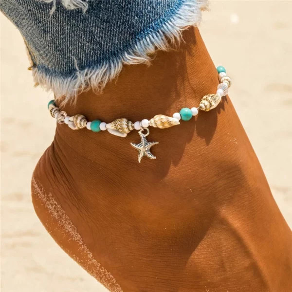 New Shell Beads Beach Anklets for Women