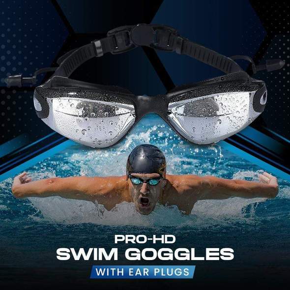Swimming Goggles With Ear Plugs