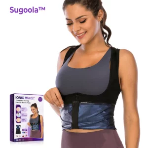 Sugoola™ IONICWAIST Tourmaline Push Up PlusSize Women Vest